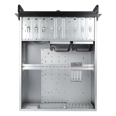 Caja Rack 19" 4u Unykach Uk4129 Frontal De Rejilla Con Llave