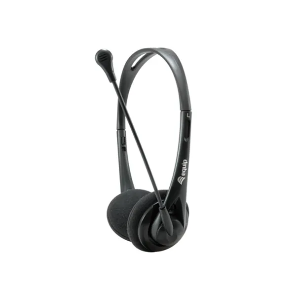 Headset Equip Life Conexion 1 O 2 Jack 3.5mm Microfono Flexible Ctrl Volumen Y Mute