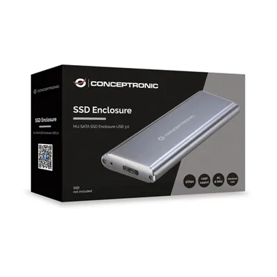 Caja Externa M.2 Usb-c Conceptronic Ssd M.2 Sata3 Usb-c 3.1 *no