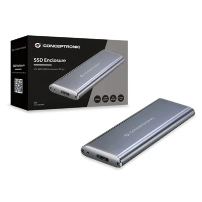 Caja Externa M.2 Usb-c Conceptronic Ssd M.2 Sata3 Usb-c 3.1 *no