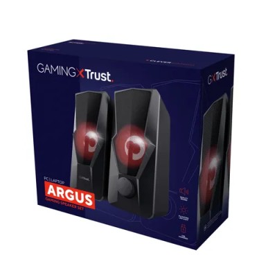 Altavoces 2.0 Trust 2.0 Gaming Gxt 610 Argus Red Iluminated Rms