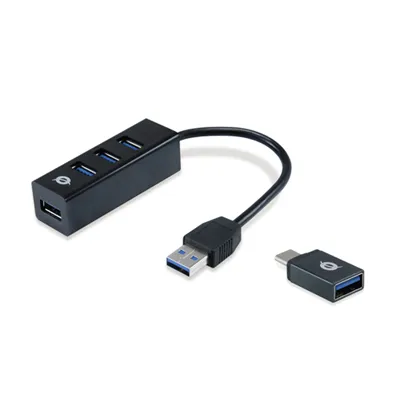 Hub Usb 3.0 Conceptronic Hubbies04b 4 Puertos Usb 3.0 Color