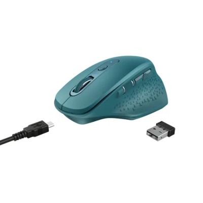 Mouse Trust Wireless Ozaa Recargable- Sensor Optico - 6 Botones