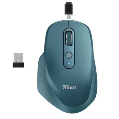 Mouse Trust Wireless Ozaa Recargable- Sensor Optico - 6 Botones