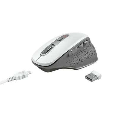 Mouse Trust Wireless Ozaa Recargable- Sensor Optico - 6 Botones