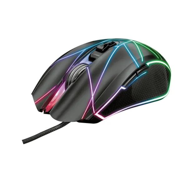 Mouse Trust Gaming Rgb Gxt 160x Ture Rgb Led Customizable 4500dpi 7 Botones Programables 23797