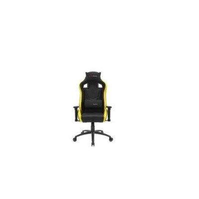 Silla Gamer Mars Gaming Mgcx Neo Negra Con Detalle Amarillo