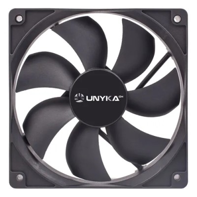 Ventilador Interno Unyka 120mm Color Negro 7 Aspas