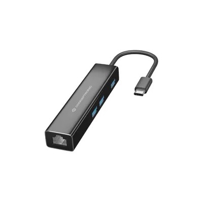 Adaptador Usb-c A Gigabit Ethernet Rj45 Conceptronic Con Hub