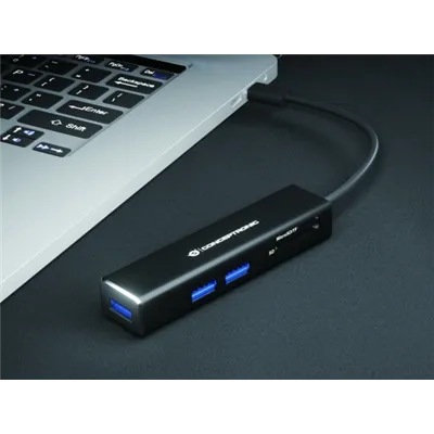 Hub 3.1 Usb-c Conceptronic Donn08 3 Puertos Usb 3.0 Y Lector