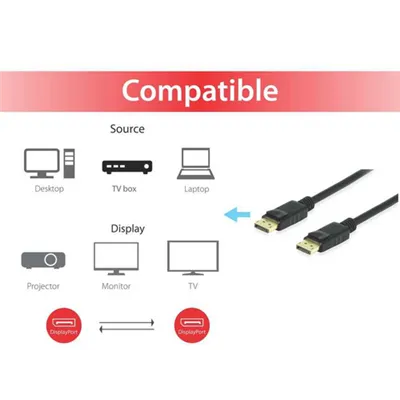 Cable Displayport A Displayport 1.4 8k 1m Equip 119251