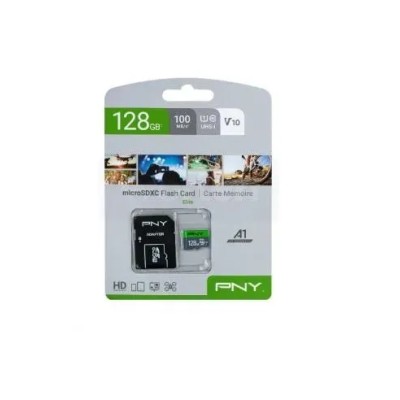 Memoria Sd Micro 128gb Pny Elite Micro Sdxc Uhs-i Clase 10