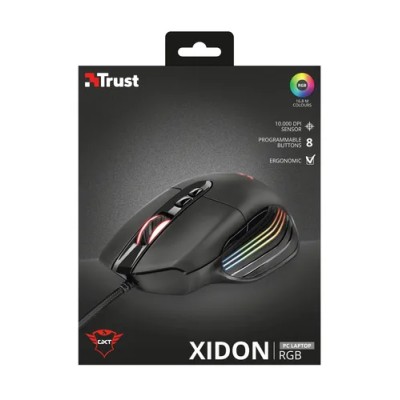 Mouse Trust Gaming Rgb Gxt 940 Xidon Rgb Dpi 10000 Dpi Hasta 8