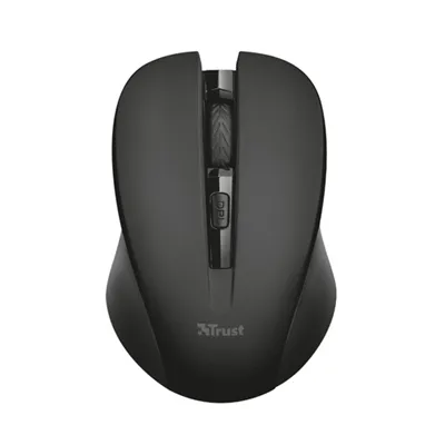 Mouse Trust Wireless Mydo Silent Black Alcance 10m Ambidiestro