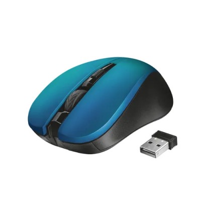 Mouse Trust Wireless Mydo Silent Blue Alcance 10m Ambidiestro