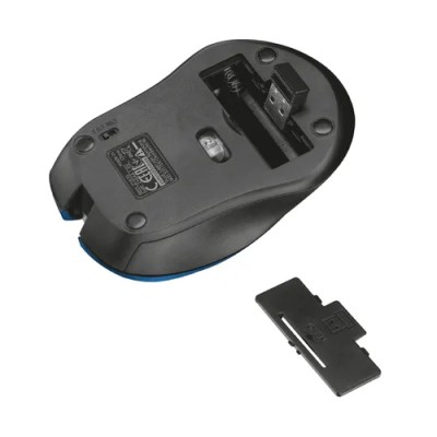 Mouse Trust Wireless Mydo Silent Blue Alcance 10m Ambidiestro