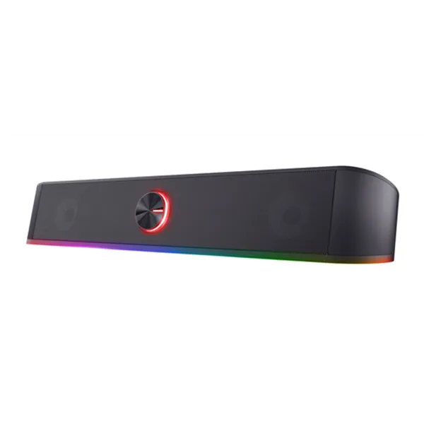 Altavoz Trust Soundbar Gxt Thorne Rgb Illuminated 12w Cable Auxiliar Para Audio Usb Para Alimentacion 24007