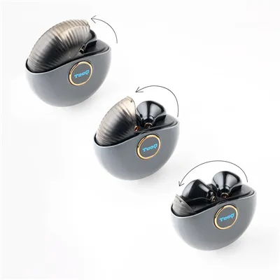 Auriculares Bluetooth TooQ Snail TQBWH-0060G con estuche de