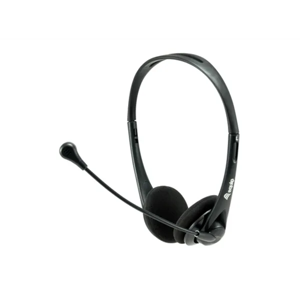 Headset Usb Equip Life Microfono Flexible Control De Volumen Mute Color Negro