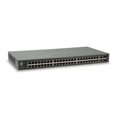 Switch Level One 50-port Fast Ethernet Switch, 2 X Gigabit