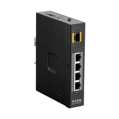 SWITCH INDUSTRIAL D-Link DIS-100G-5PSW SIN GESTION 4P GIGA POE