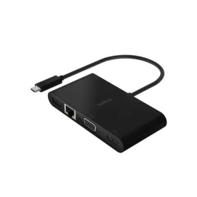 Docking Usb-c Belkin Avc004btbk A 1x Hdmi 4k 1xvga 1xusb-a 3.0