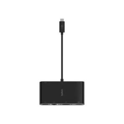 Docking Usb-c Belkin Avc004btbk A 1x Hdmi 4k 1xvga 1xusb-a 3.0