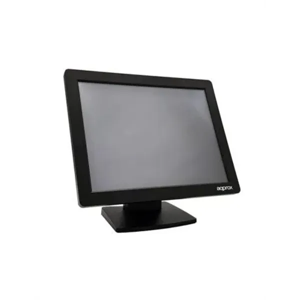 Monitor 15" Tactil Resistiva Tpv Approx Appmt15w4 4:3 Vga Negro 5ms 300cd/m2 Tactil De 4 Hilos Grado A+ Vesa 75x75