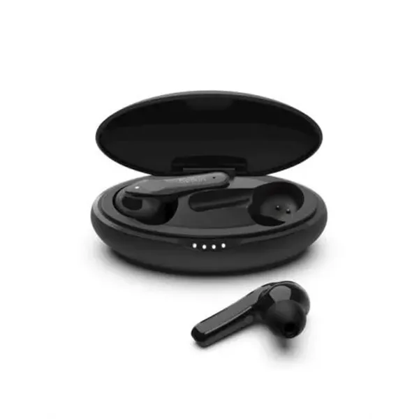 Auricular Bluetooth Belkin Pac002btbk-gr Soundform Move+ Wireless Earbuds Color Negro