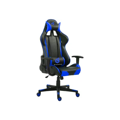 Silla Gamer Conceptronic Eyota04b Color Negro Detalles En Azul