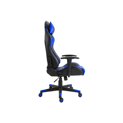 Silla Gamer Conceptronic Eyota04b Color Negro Detalles En Azul