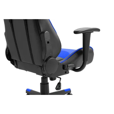 Silla Gamer Conceptronic Eyota04b Color Negro Detalles En Azul