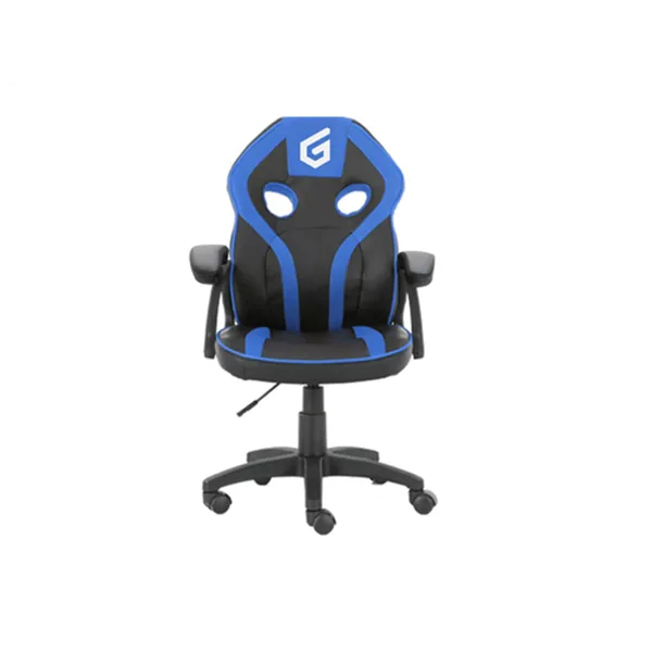 Silla Gamer Junior Conceptronic Eyota06b Color Negro Detalles En Azul Recubrimiento Pu De Alta Calidaddiseño Ergonomico