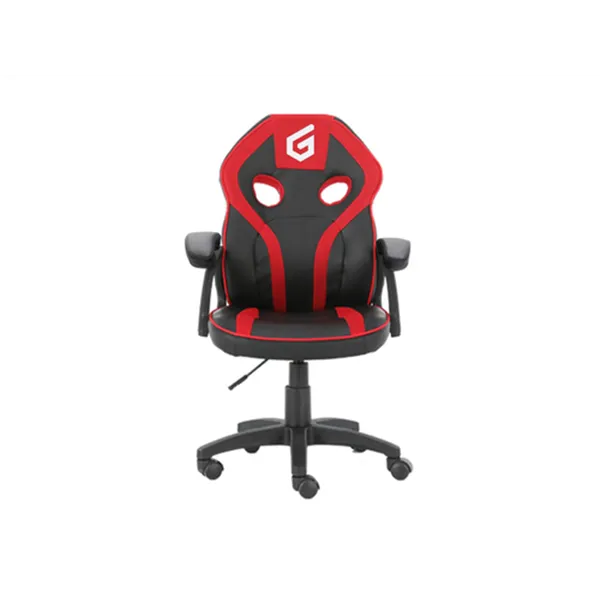 Silla Gamer Junior Conceptronic Eyota06r Color Negro Detalles En Rojo Recubrimiento Pu De Alta Calidaddiseño Ergonomico