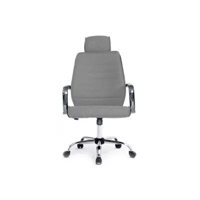 Silla De Oficina Equip Respaldo Medio Color Gris Recubrimiento