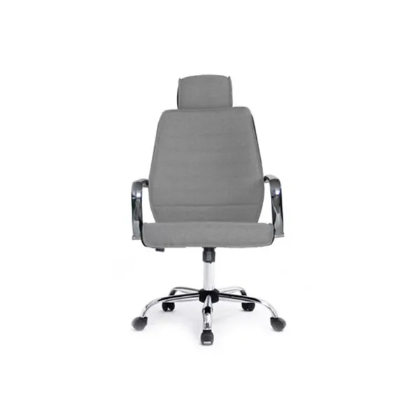 Silla De Oficina Equip Respaldo Medio Color Gris Recubrimiento Pu De Alta Calidaddiseño Ergonomico