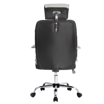 Silla De Oficina Equip Respaldo Medio Color Gris Recubrimiento