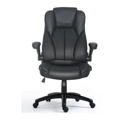 Silla De Oficina Ergonomica Equip Color Negro Recubrimiento Pu