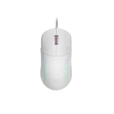 Mouse Mars Gaming Rgb Mmpro White Ambidiestro 32k Dpi Optica