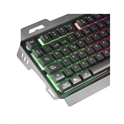 Teclado Mars Gaming Mk120 Black Anti-ghosting Iluminacion Frgb