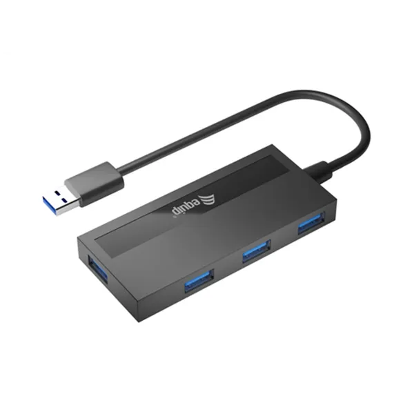 Hub Usb 3.2 Equip Life A 4 Puertos Usb 3.2 Incluye Adaptador Usb-c