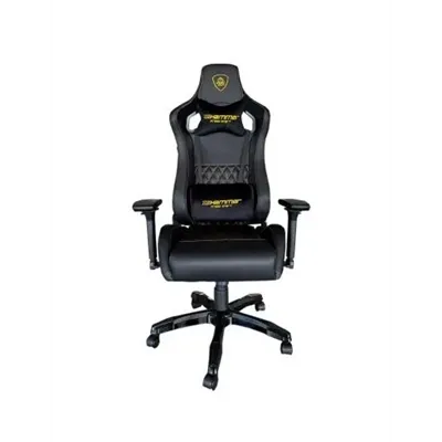 Silla Gamer Pro Keep Out Xspro Hammer Gold Black Cuero