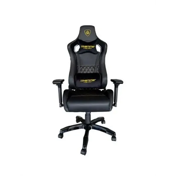 Silla Gamer Pro Keep Out Xspro Hammer Gold Black Cuero Sintetico De Alta Calidad Elevador 80mm Repos