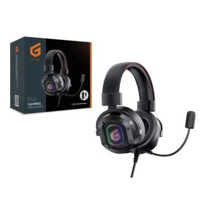 Headset Usb Gaming 7.1 Athan02b Rgb Compatible Pc, Ps3, Ps4