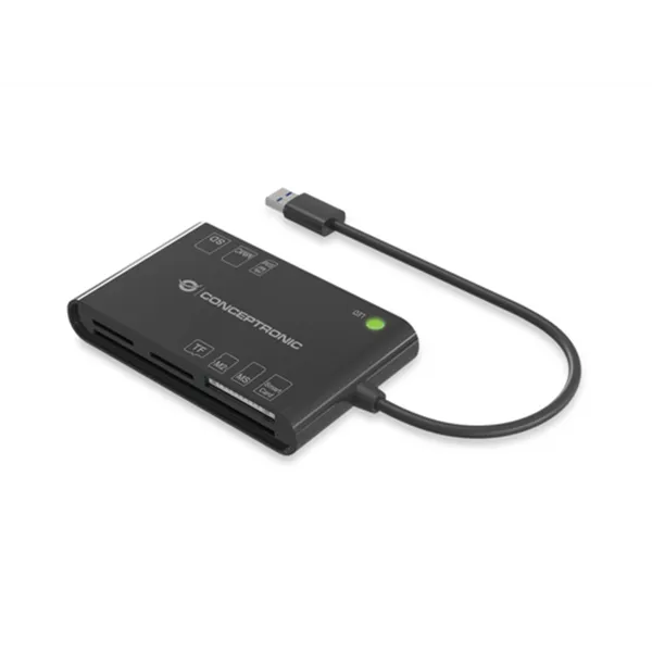 Card Reader Externo Conceptronic Lector Usb2.0 Dnie 3.0 E Y (eid) Y Lector Tarjetas Conceptronic Bian