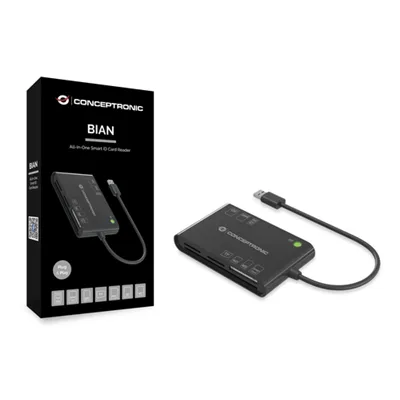 Card Reader Externo Conceptronic Lector Usb2.0 Dnie 3.0 E Y