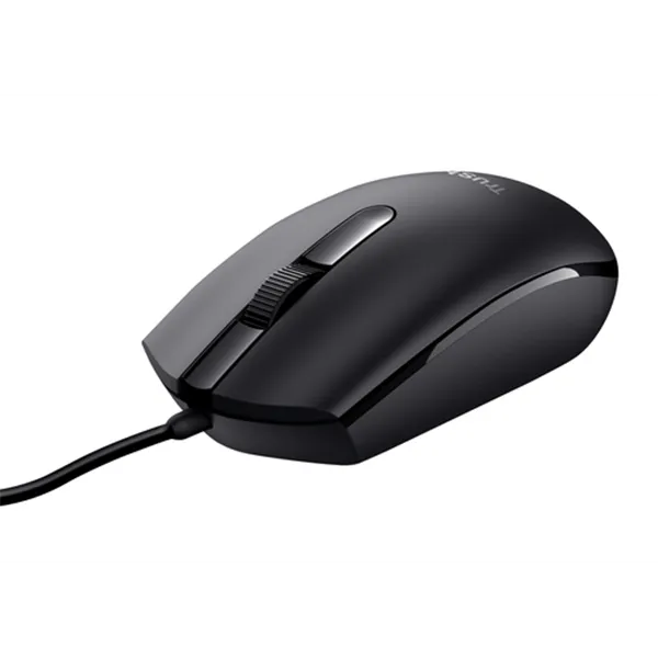 Mouse Trust Basi Usb 3 Botones Y Rueda De Desplazamiento 1200dpi 24271