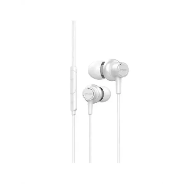 Auricular Intrauditivo Aiwa Estm-500wt White Diamond Carcasa De Alumino Driver 10mm Con Iman N40 Y D