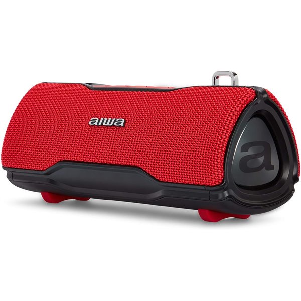 Aiwa BST-500 Altavoz Portátil Rojo 24W TWS Bluetooth,Manos libres con microfono,AUX IN, IP67 8h