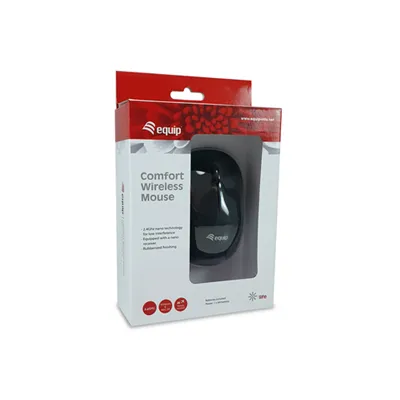 Mouse Equip Wireless Comfort Mouse 1200dpi Color Negro